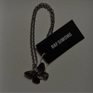 Raf Simons Butterfly Pendant + Necklace